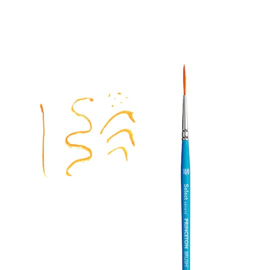 12 Pack: Princeton™ Select™ Artiste Series 3750 Short Handle Liner Brush